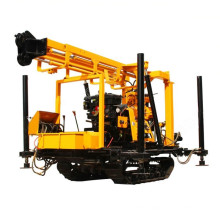 portable bore hole Crawler wheel type Diesel engine  hydraulic Rotary water well drilling rig machine